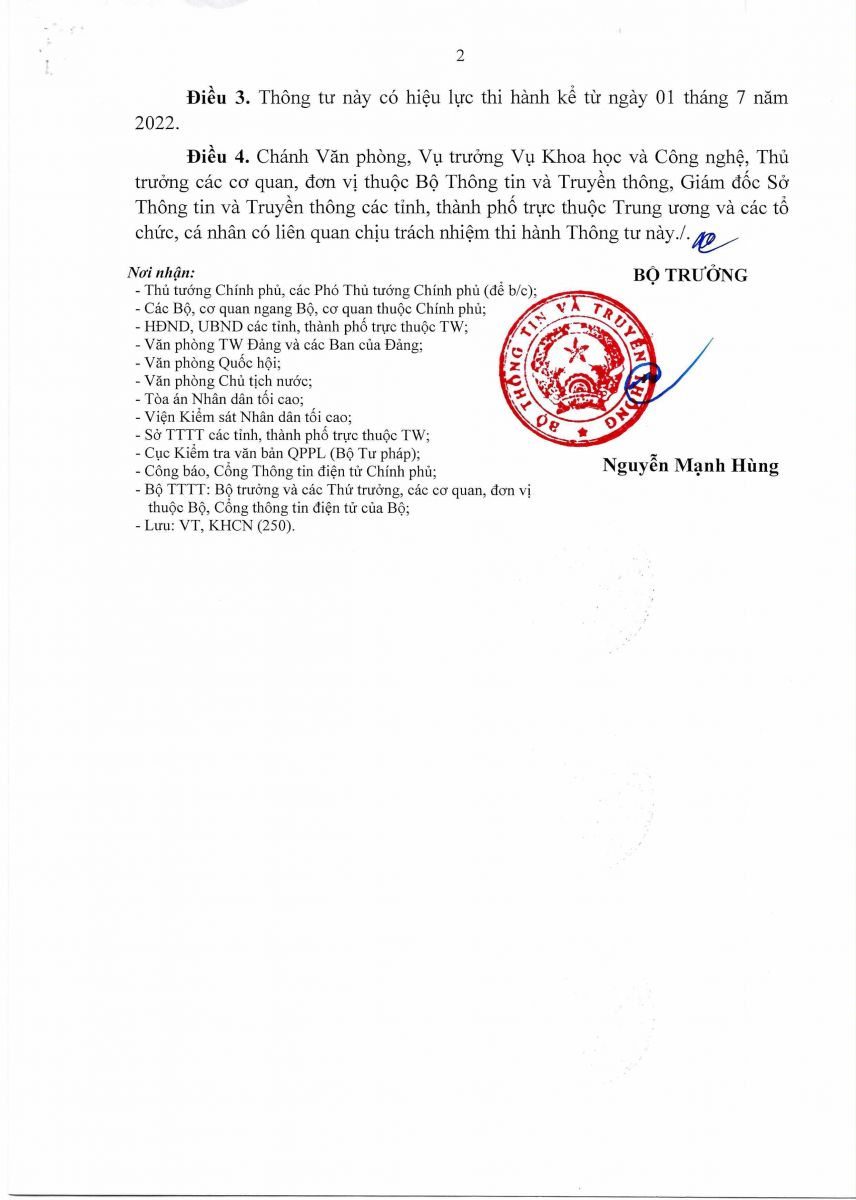 Circular 13/2021/TT-BTTTT 2